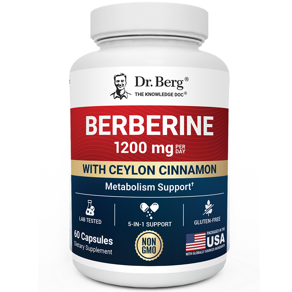 Dr. Berg Berberine with Ceylon Cinnamon bottle