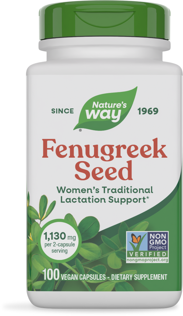 Nature's Way Fenugreek Seed Supplement bottle