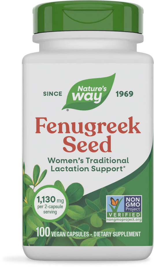 Nature's Way Fenugreek Seed Supplement bottle