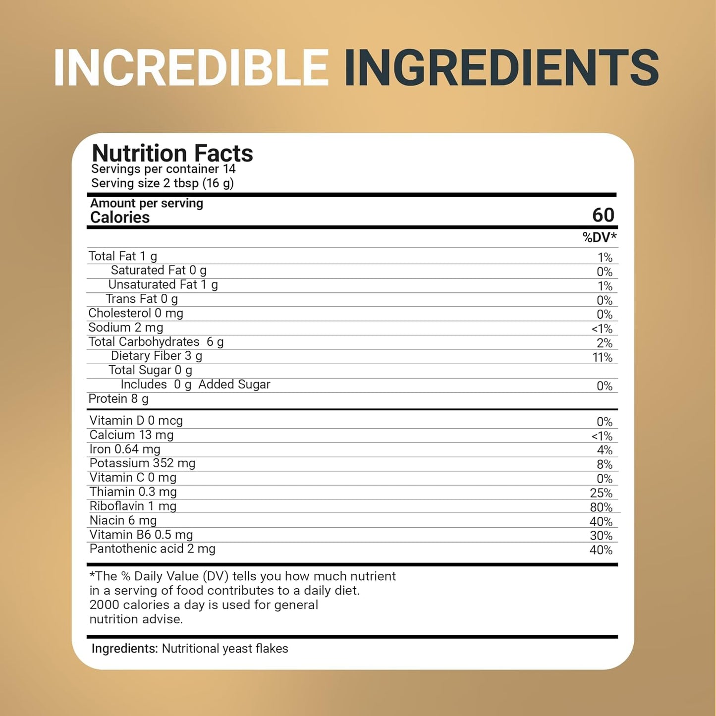 Dr. Berg Nutritional Yeast Flakes