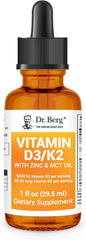 Dr. Berg Vitamin D3 and K2 Liquid with MCT Oil