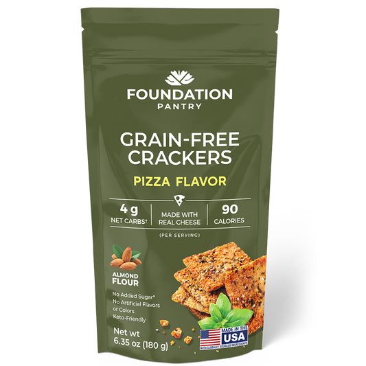Dr. Berg Pizza Flavor Grain-Free Crackers bag
