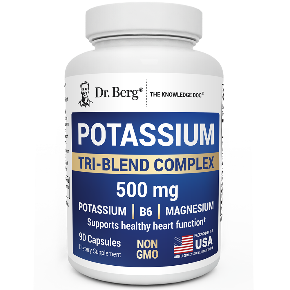 Dr. Berg Potassium Tri-Blend Complex bottle