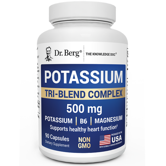Dr. Berg Potassium Tri-Blend Complex bottle