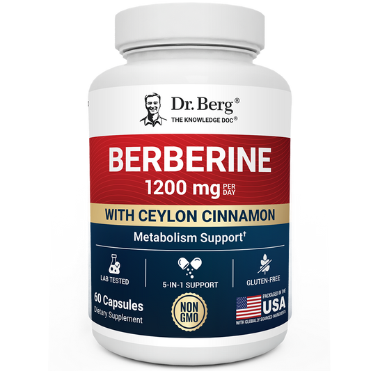 Dr. Berg Berberine with Ceylon Cinnamon bottle