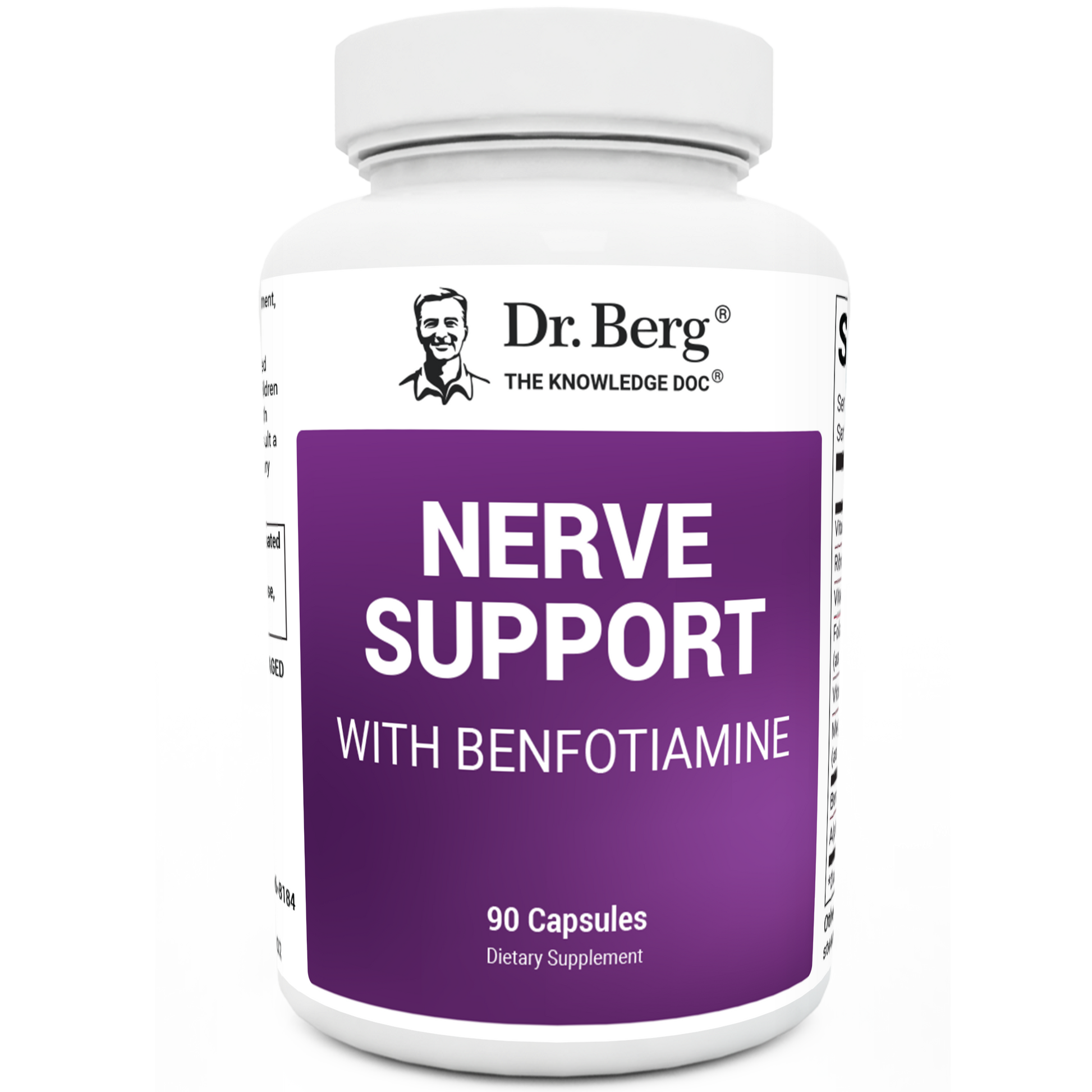 Dr. Berg Nerve Support with Benfotiamine bottle
