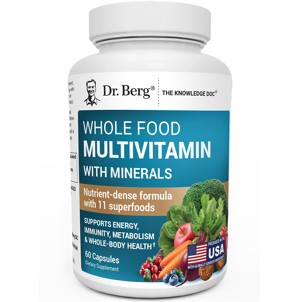 Dr. Berg Whole Food Multivitamin with Minerals bottle