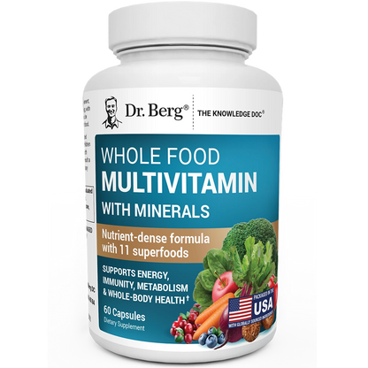Dr. Berg Whole Food Multivitamin with Minerals bottle