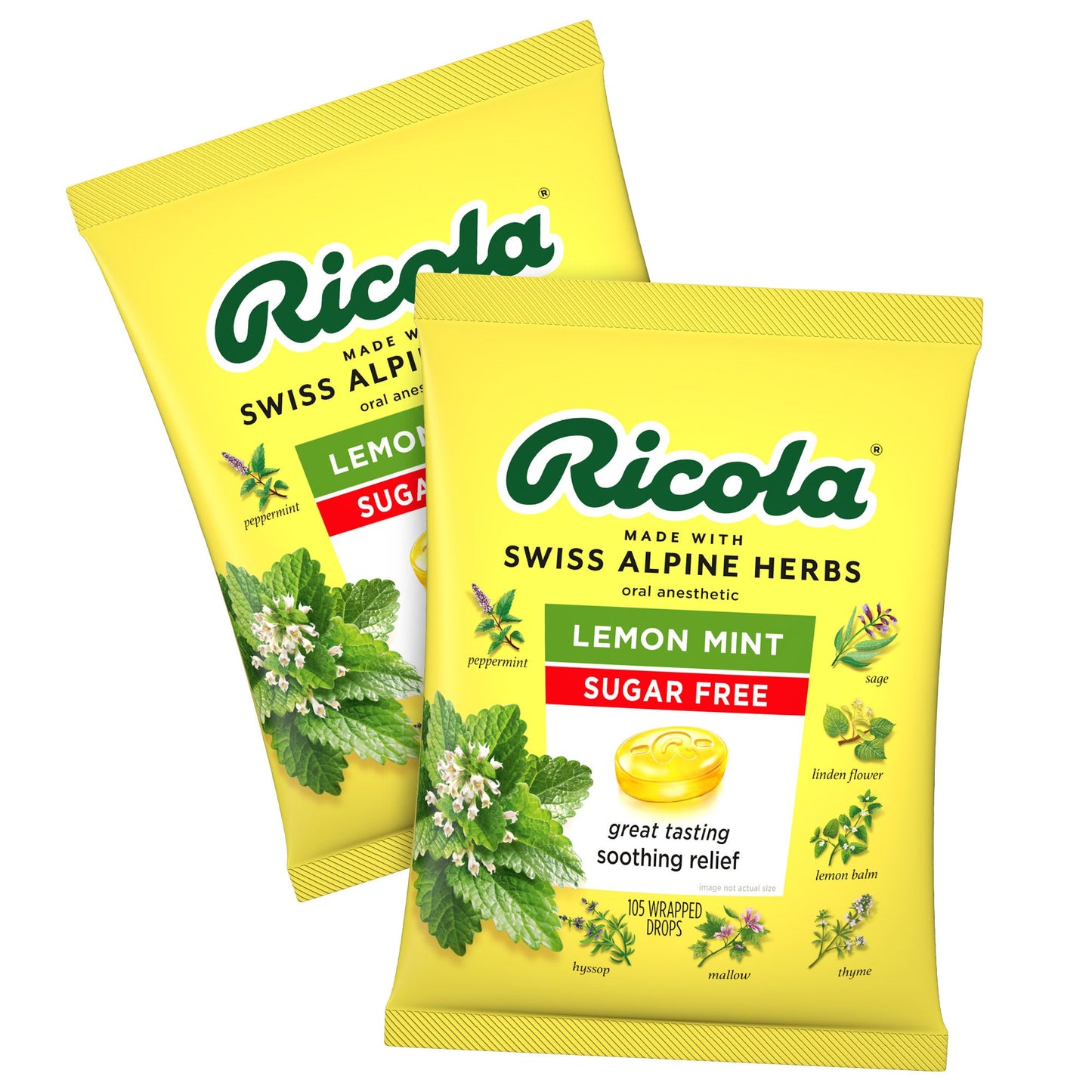 Ricola Sugar-Free Lemon Mint Drops