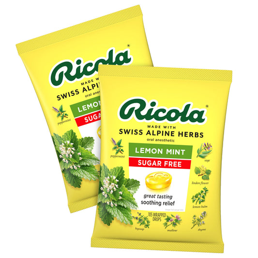 Ricola Sugar-Free Lemon Mint Drops