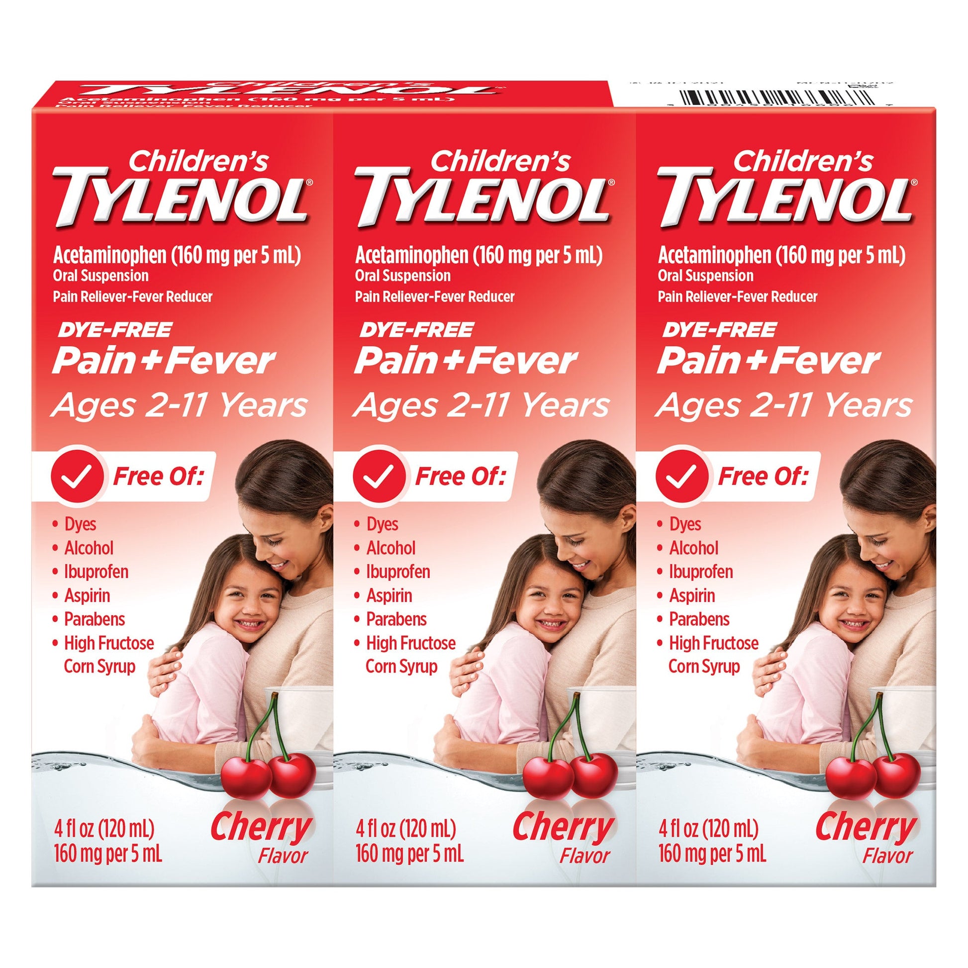 Children's Tylenol Liquid Dye-Free Cherry
